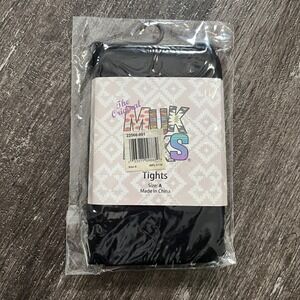 MUK LUKS The Original Tights Women's Black Size A Stockings Pantyhose New‎